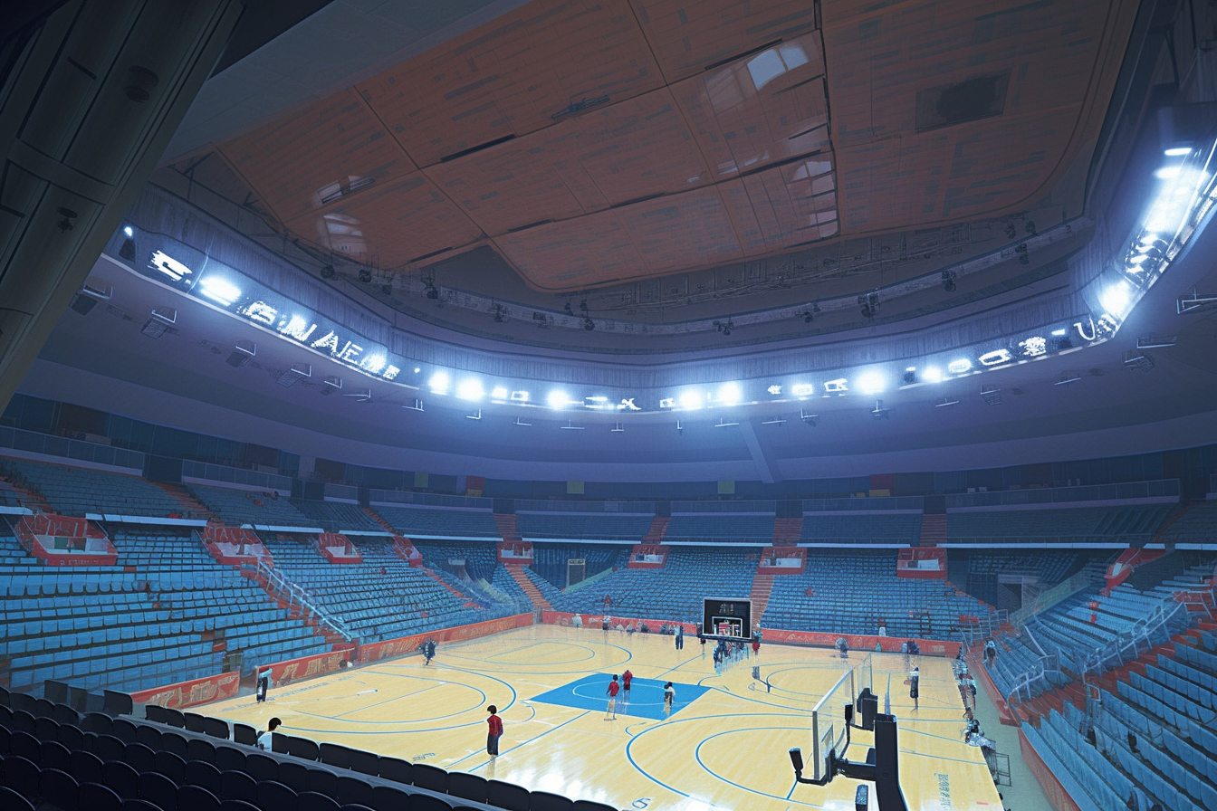 篮球场照明灯高度的重要性