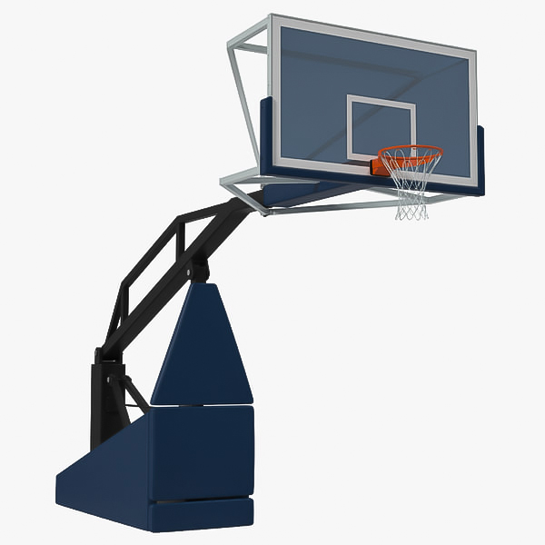 篮球架3D模型：3D篮球架设计感十足