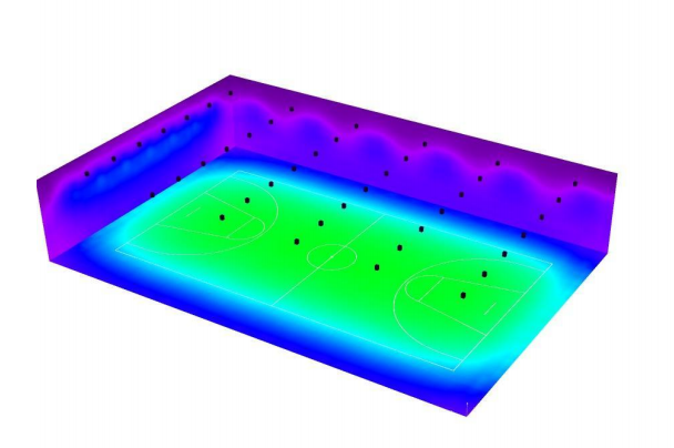 篮球场照明方案